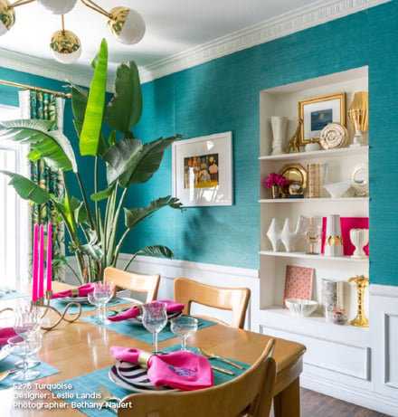Phillip_Jeffries_Turquoise_Wallcovering