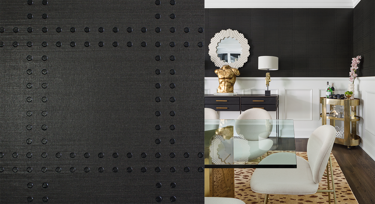 Why Designers Love Phillip Jeffries Rivets® Wallcovering