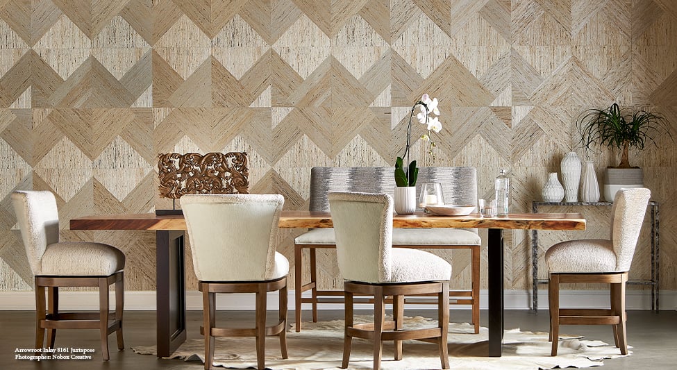Phillip Jeffries Wallcovering Featured in Century Furniture Showroom