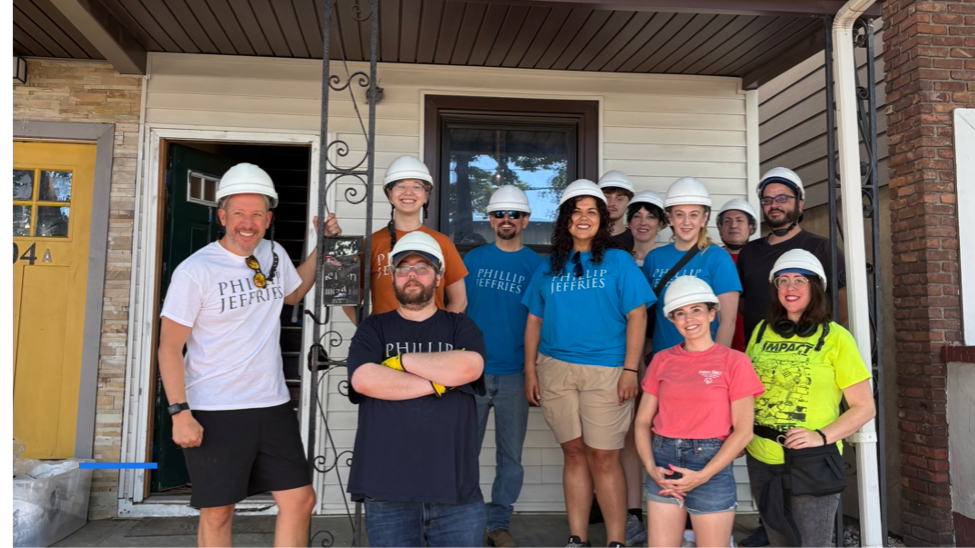 Phillip Jeffries Build Day with Habitat for Humanity