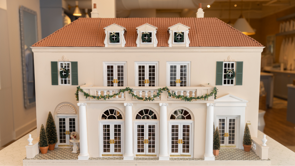 Designer Dollhouse: A Wallcovering Masterpiece in Miniature