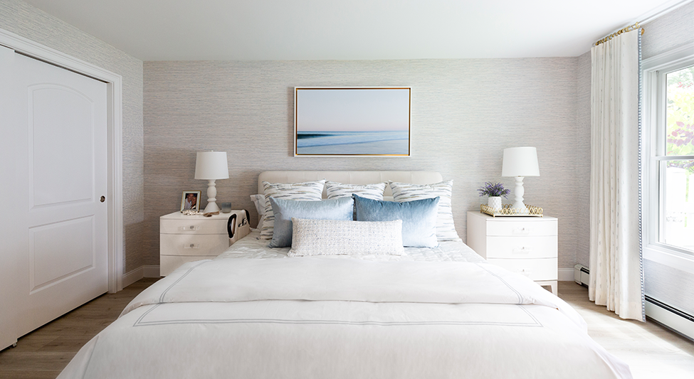 Calming & Chic Primary Bedroom Makeover