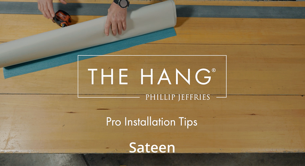 THE HANG®: How to Hang A Chic Sateen Wallcovering